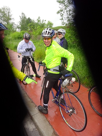 Broken bike through broken camera